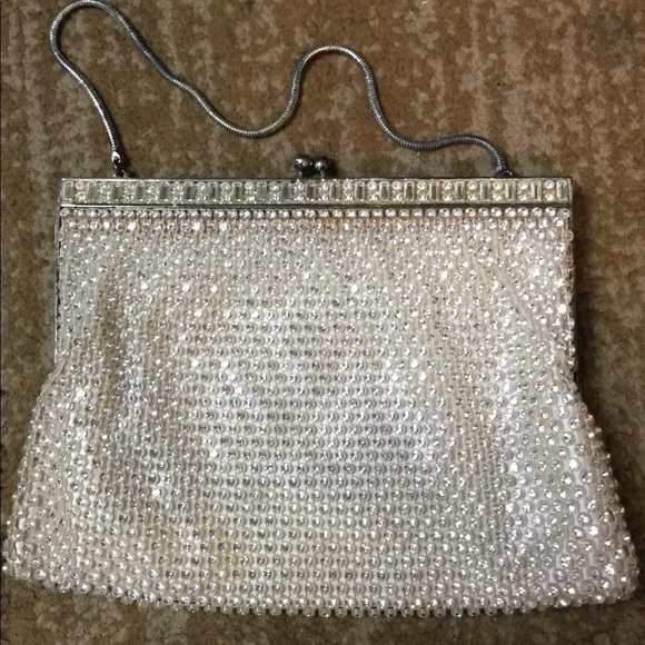 Vintage l’etoile by Pam rhinestone bag Aus… - Picture 2 of 8